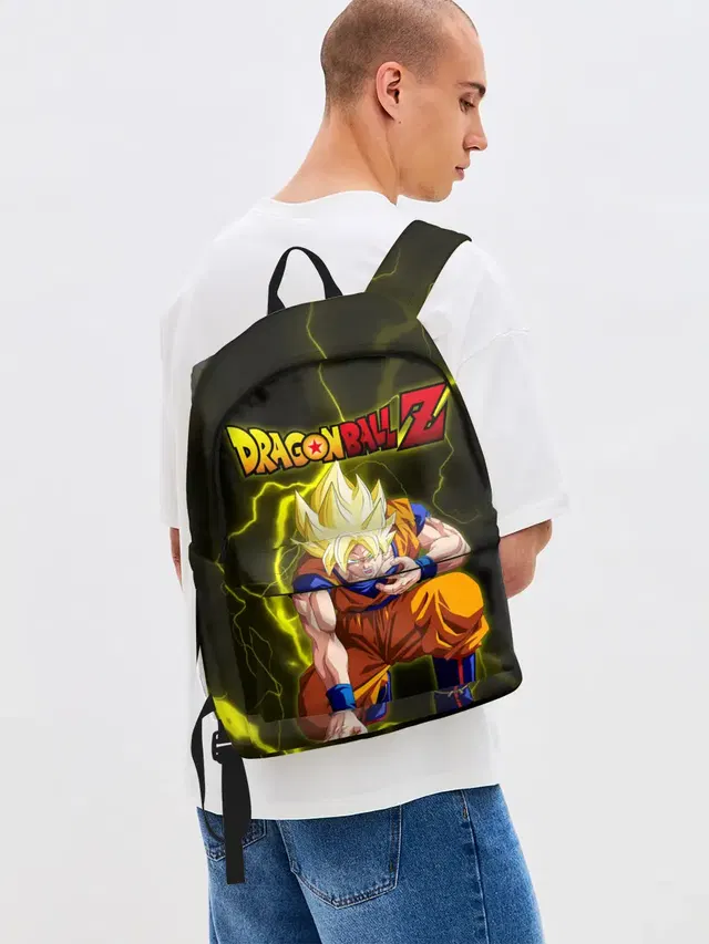 Джинсовый рюкзак с принтом «Dragon Ball Z»