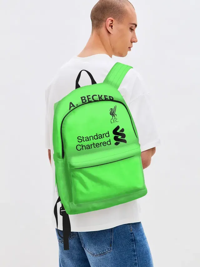 Джинсовый рюкзак с принтом «Alisson GK away 19-20»
