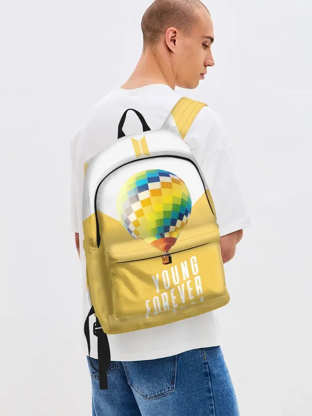 Джинсовый рюкзак с принтом «BTS — BTS Young Forever»
