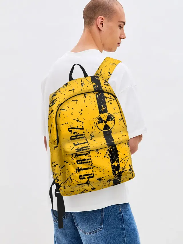 Джинсовый рюкзак с принтом «Stalker — STALKER 2»