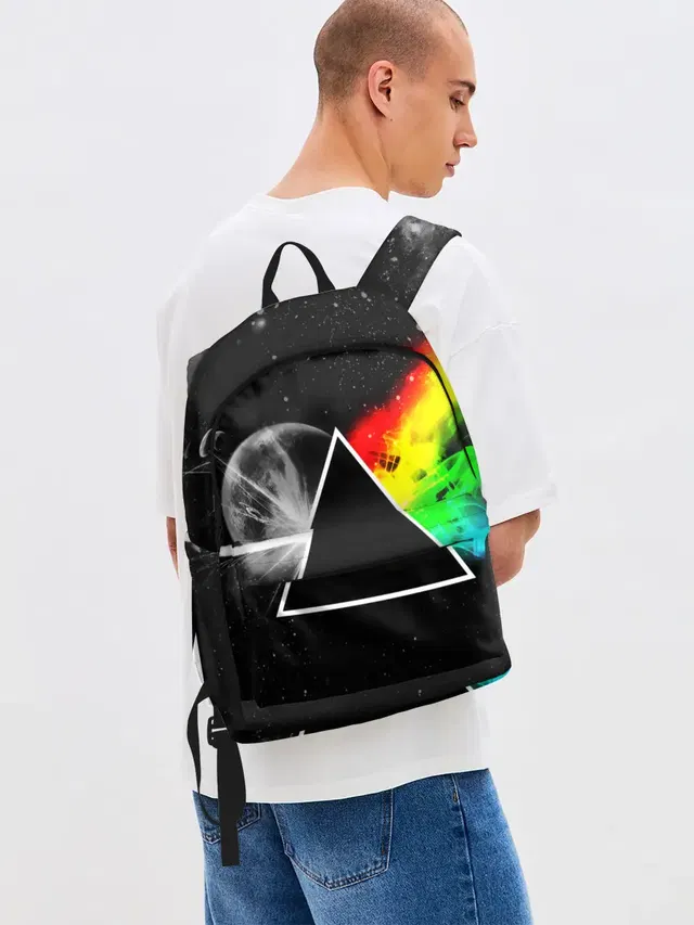 Джинсовый рюкзак с принтом «Prism»