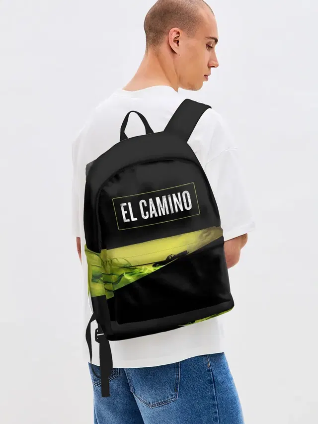 Джинсовый рюкзак с принтом «Разные фильмы — EL CAMINO»