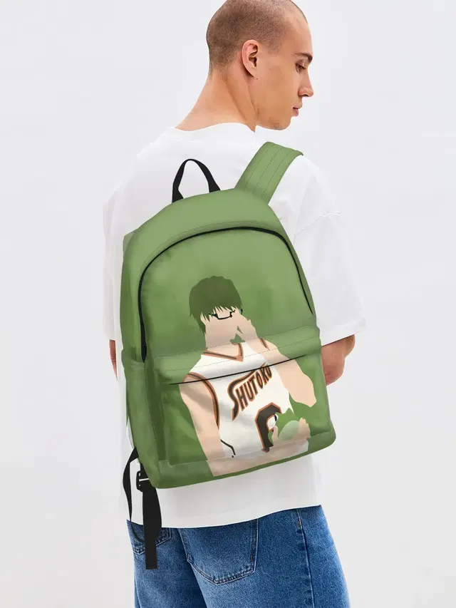 Джинсовый рюкзак с принтом «Shintarou Midorima»