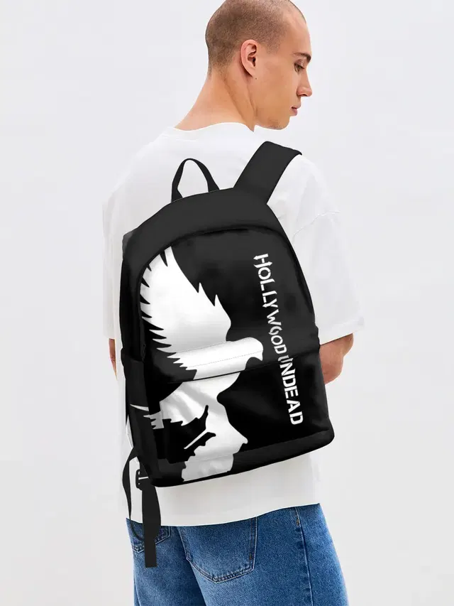 Джинсовый рюкзак с принтом «Dove»