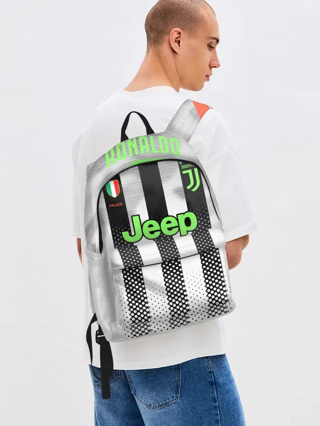 Джинсовый рюкзак с принтом «Ювентус — Ronaldo 19-20 Palace edition»