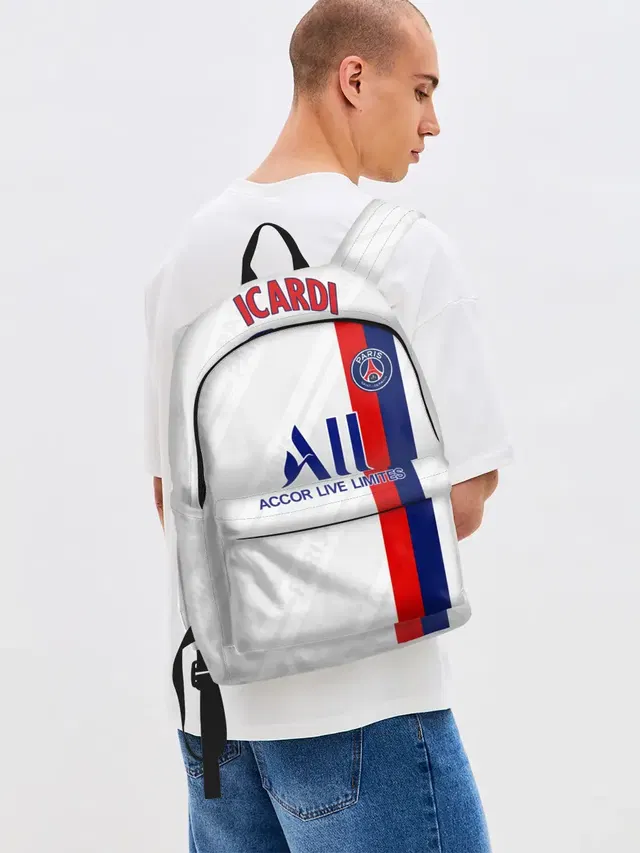 Джинсовый рюкзак с принтом «ПСЖ — Icardi away 19-20»
