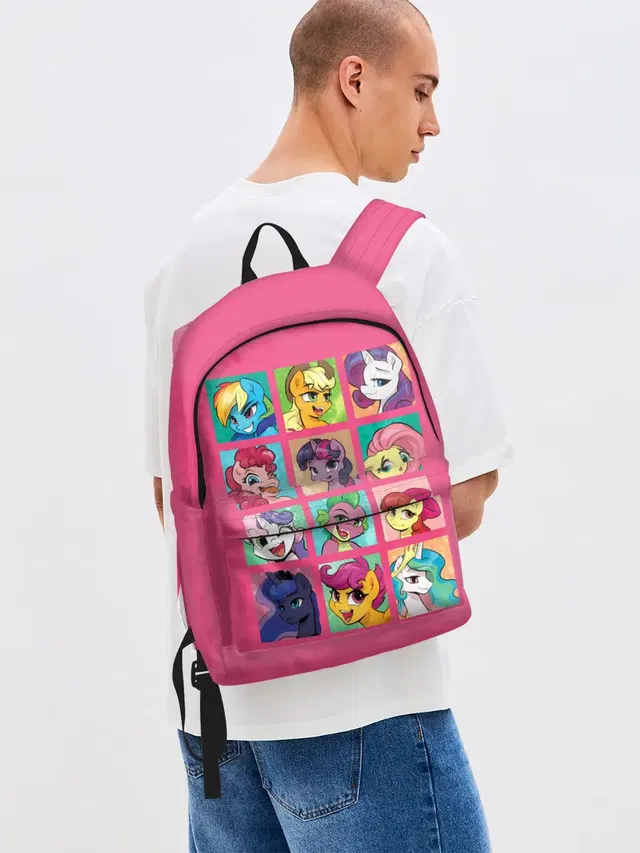 Джинсовый рюкзак с принтом «My Little Pony»