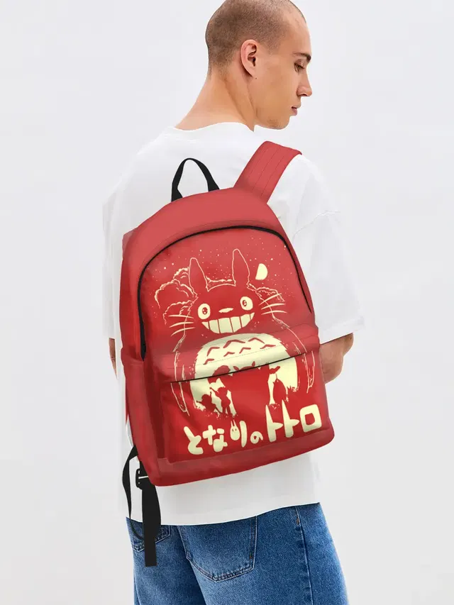 Джинсовый рюкзак с принтом «Тоторо — Totoro»