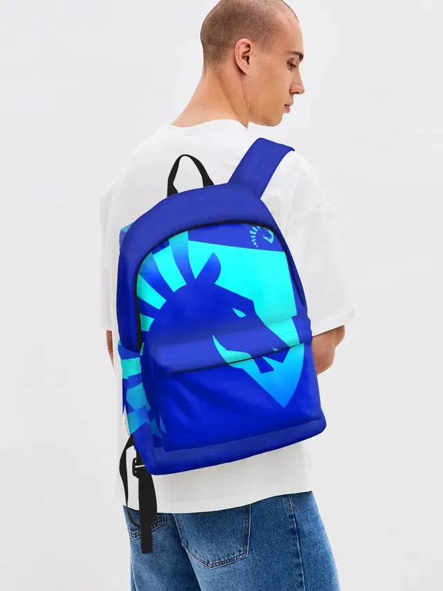 Джинсовый рюкзак с принтом «Team Liquid»