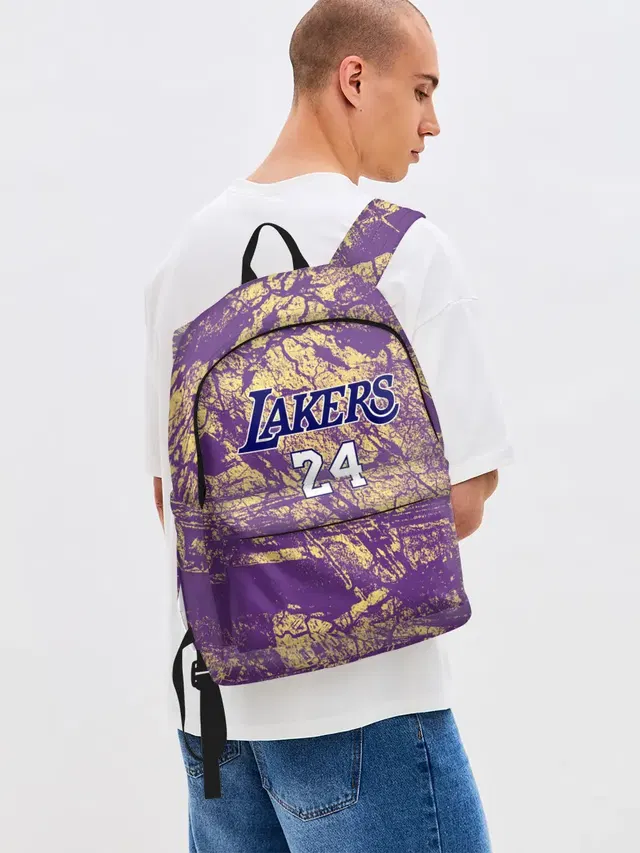 Джинсовый рюкзак с принтом «Number 24 — Kobe Bryant»