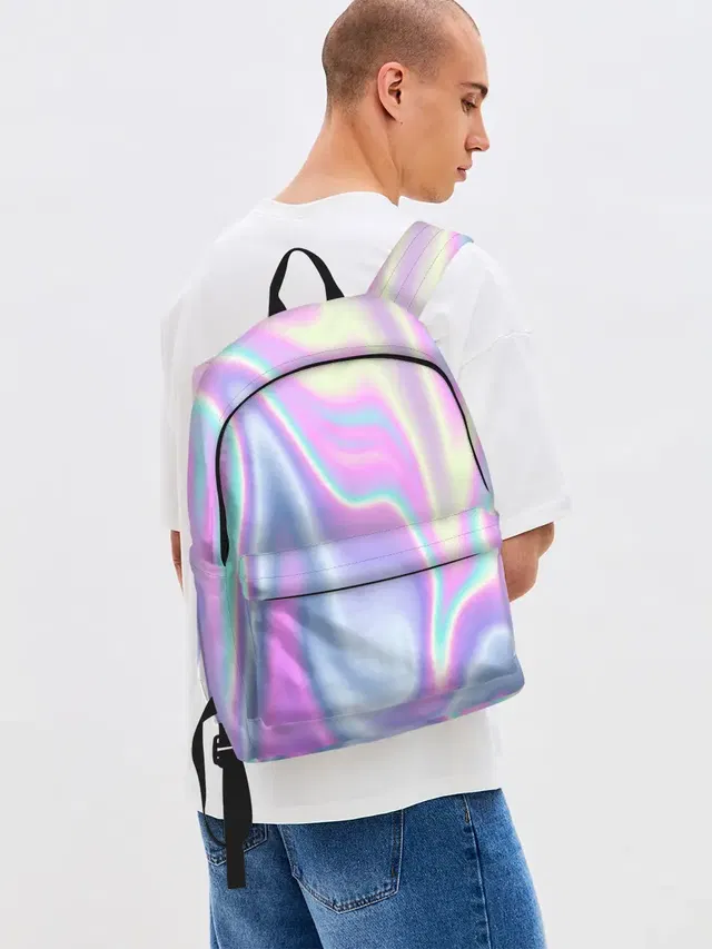 Джинсовый рюкзак с принтом «Vaporwave»