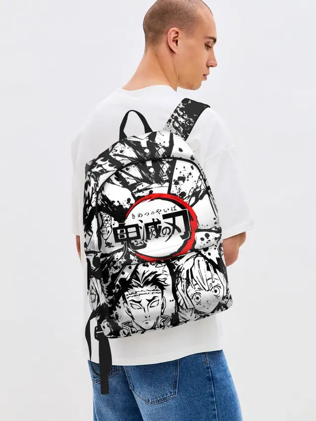 Kimetsu no yaiba чернобелый коллаж