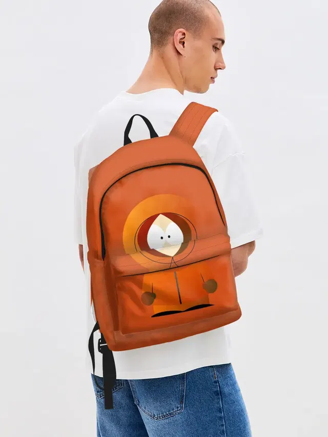 Джинсовый рюкзак с принтом «Kenny McCormick — ЮЖНЫЙ ПАРК»