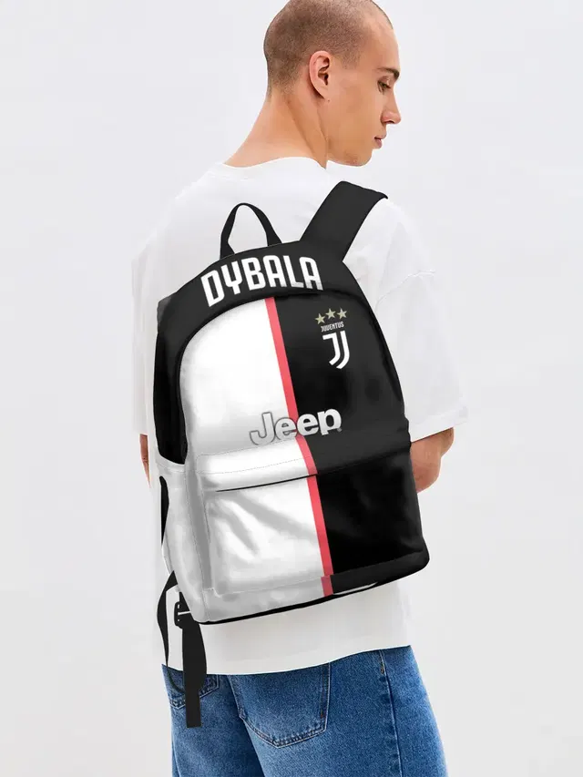 Джинсовый рюкзак с принтом «Ювентус — Форма Paulo Dybala»