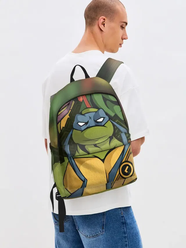 Джинсовый рюкзак с принтом «TMNT»