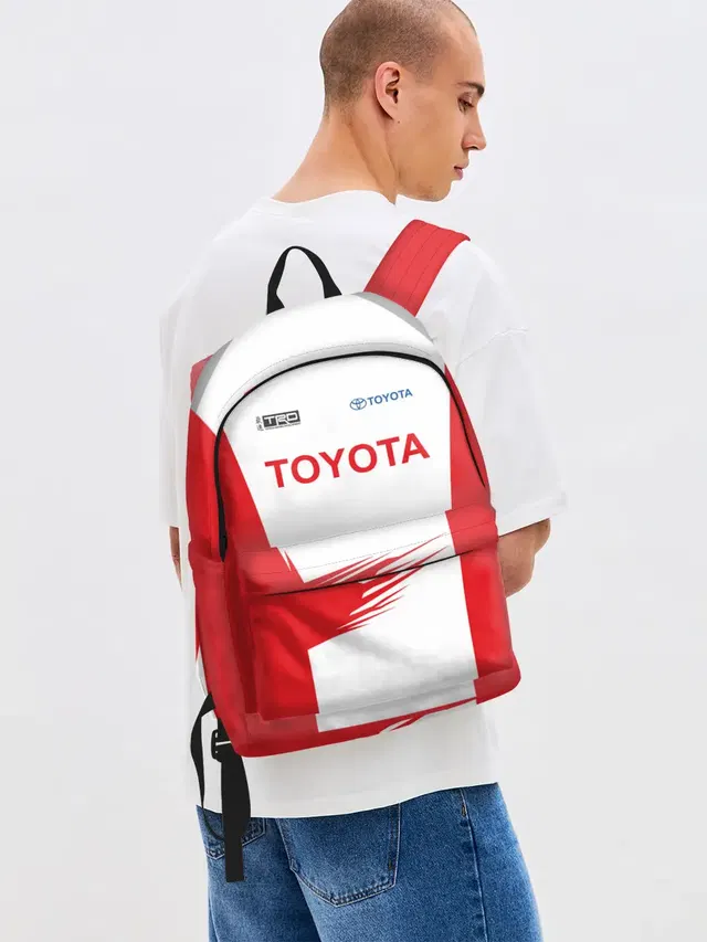 Джинсовый рюкзак с принтом «Тойота — Toyota Driver»