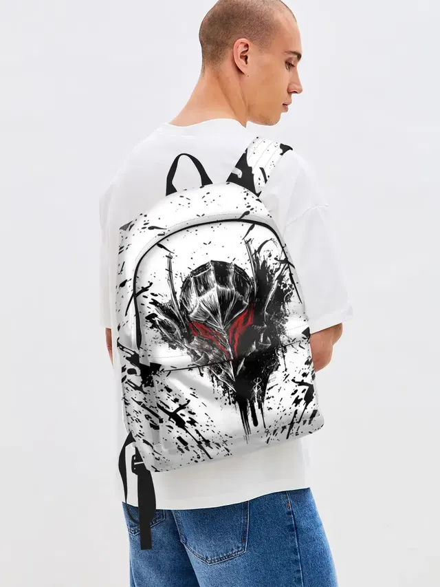 Джинсовый рюкзак с принтом «Берсерк — BERSERK tattoo»