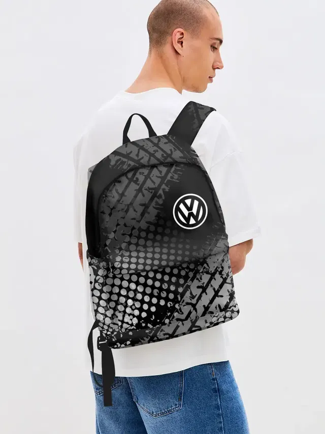 Джинсовый рюкзак с принтом «Volkswagen»