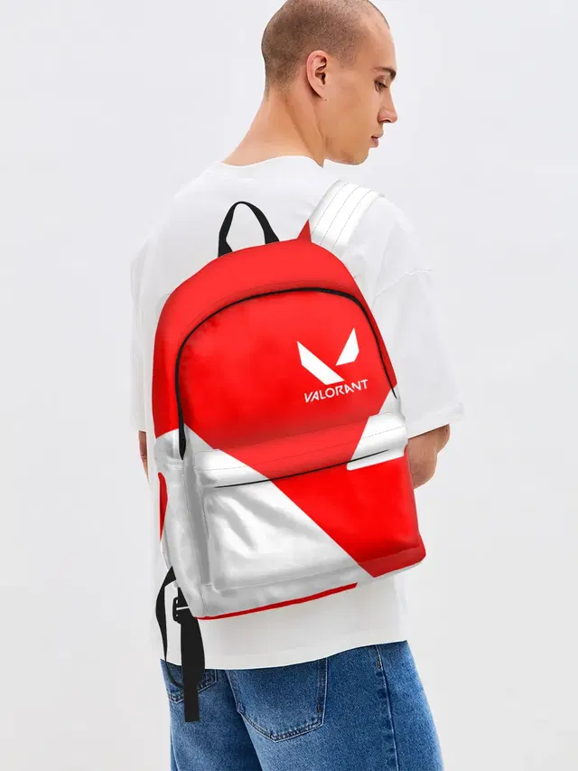 Джинсовый рюкзак с принтом «Logo»
