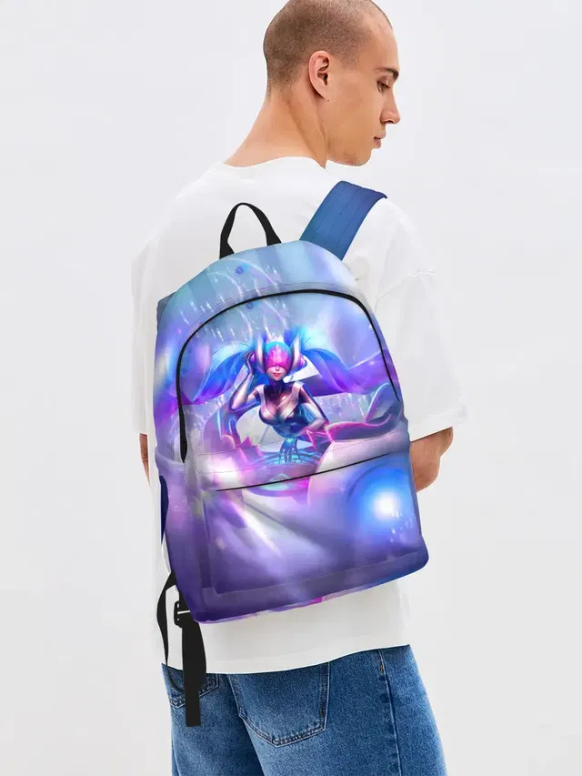 Джинсовый рюкзак с принтом «DJ Sona»