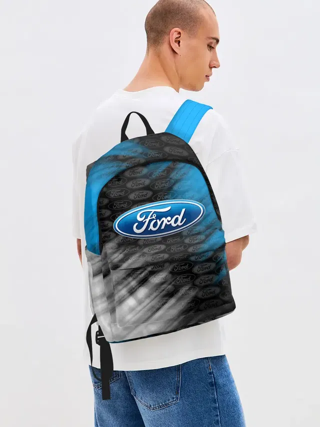 Джинсовый рюкзак с принтом «Ford»
