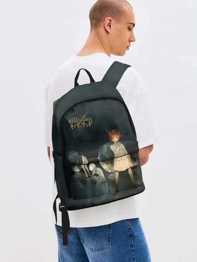 Джинсовый рюкзак с принтом «The Promised Neverland Logo»