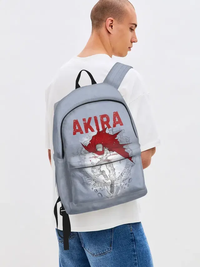 Джинсовый рюкзак с принтом «Акира — Shima Tetsuo»
