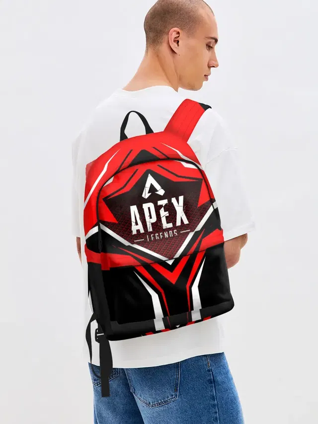 Джинсовый рюкзак с принтом «Apex Legends Logo — APEX»