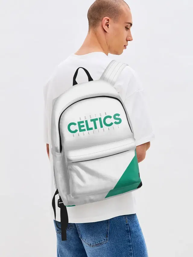 Джинсовый рюкзак с принтом «НБА — BOSTON CELTICS»
