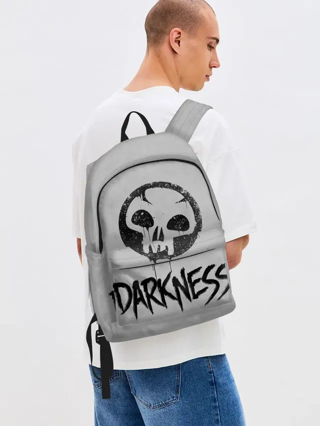 Джинсовый рюкзак с принтом «Magic:The Gathering — Emblems Darkness»