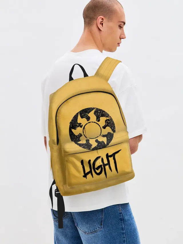 Джинсовый рюкзак с принтом «Magic:The Gathering — Emblems Light»