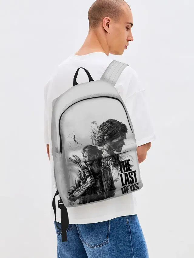 Джинсовый рюкзак с принтом «Fern tattoo — The Last of Us 2»