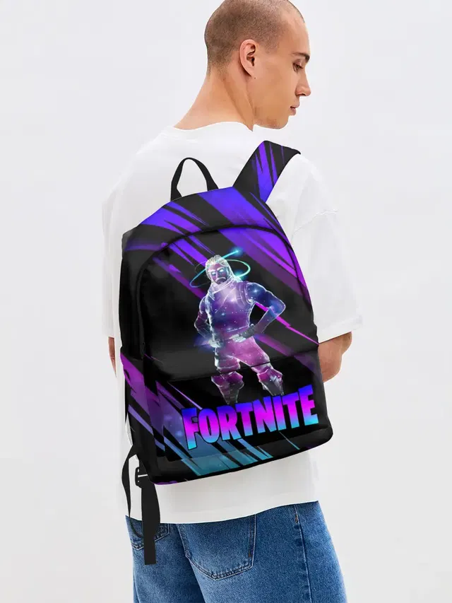 Джинсовый рюкзак с принтом «Galaxy Skin»