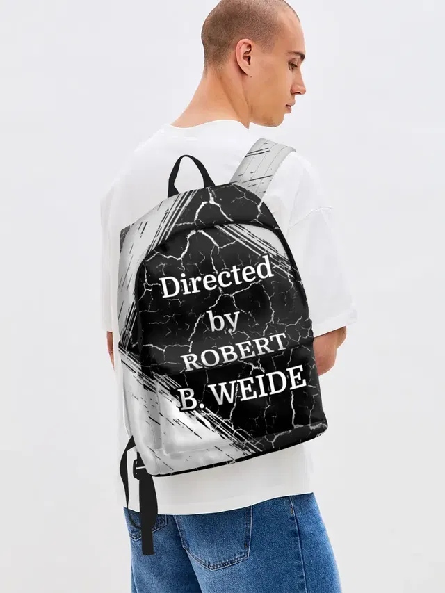 Джинсовый рюкзак с принтом «Directed by ROBERT B. WEIDE»