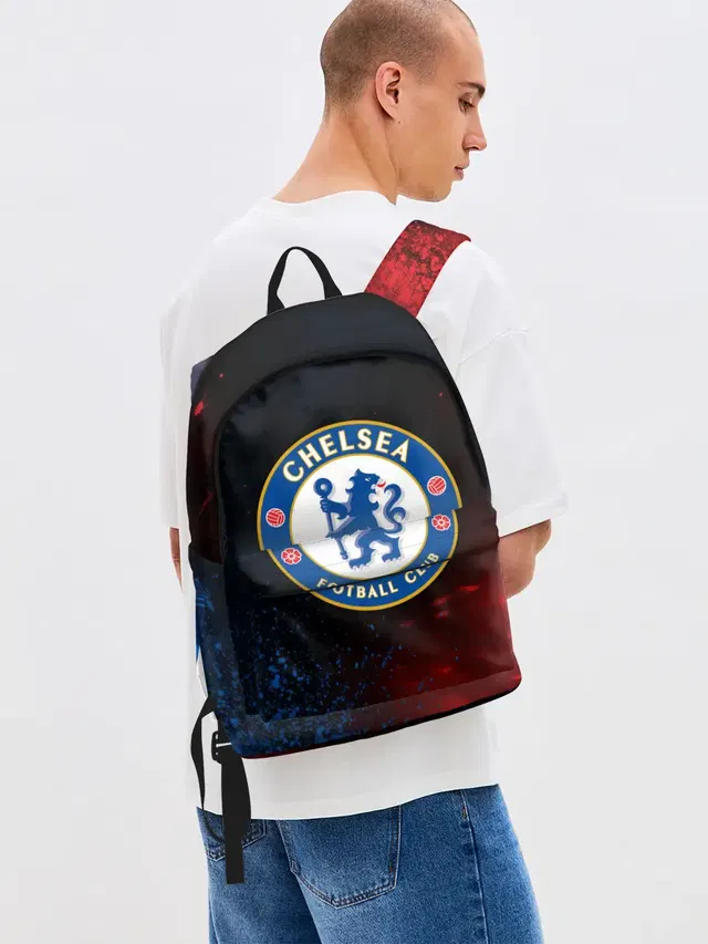 Джинсовый рюкзак с принтом «Chelsea F C Челси — CHELSEA F.C.»