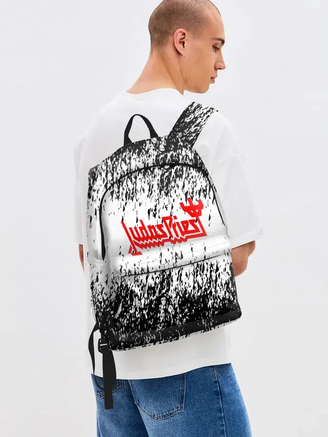 Джинсовый рюкзак с принтом «Grunge texture»