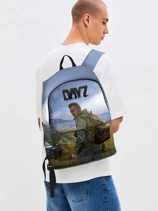 Джинсовый рюкзак с принтом «DayZ — ДэйЗи»