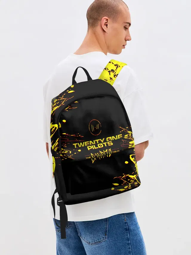 Джинсовый рюкзак с принтом «The Bandito Tour — TWENTY ONE PILOTS TOP.»