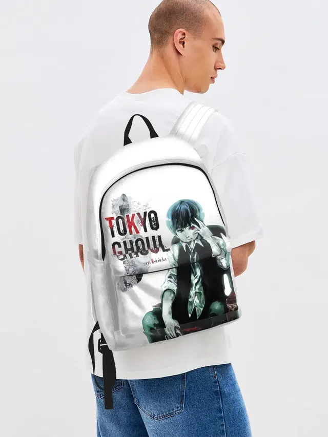 Джинсовый рюкзак с принтом «Tokyo Ghoul Sui Ishida»