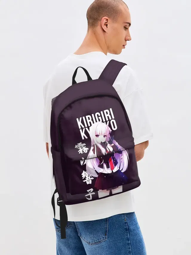 Джинсовый рюкзак с принтом «Kyoko Kirigiri — Кёко Киригири»