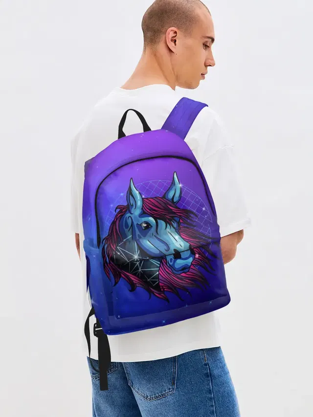 Retrowave Neon Horse