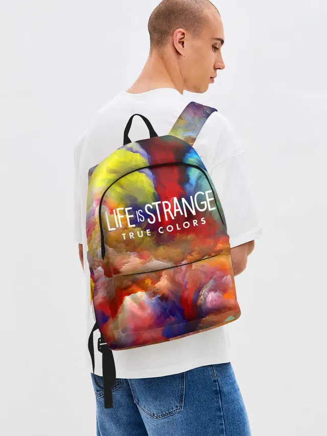 Джинсовый рюкзак с принтом «LiS True Colors — Life is Strange True Colors»