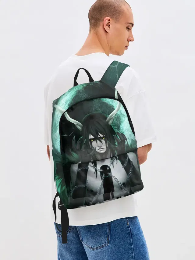 Джинсовый рюкзак с принтом «Bleach — Ulquiorra Schiffer Bleach»