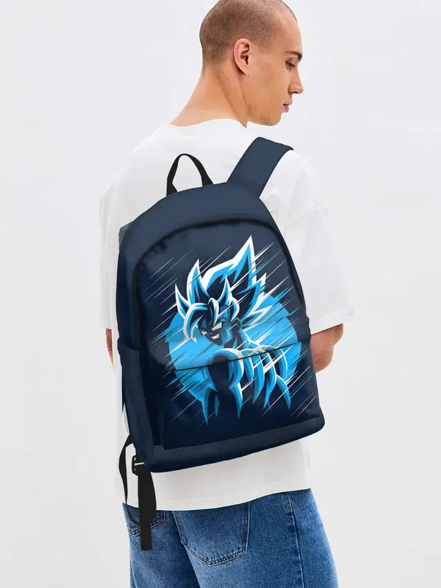 Джинсовый рюкзак с принтом «Dragon Ball Z Art»