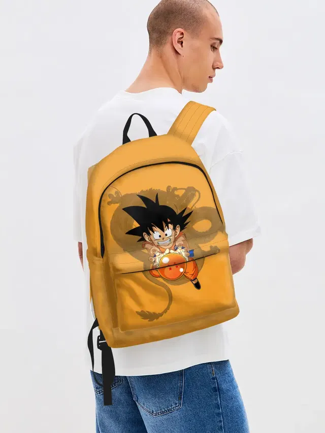 Джинсовый рюкзак с принтом «Kid Goku»