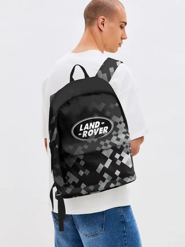 Джинсовый рюкзак с принтом «Land Rover Городской Камуфляж»