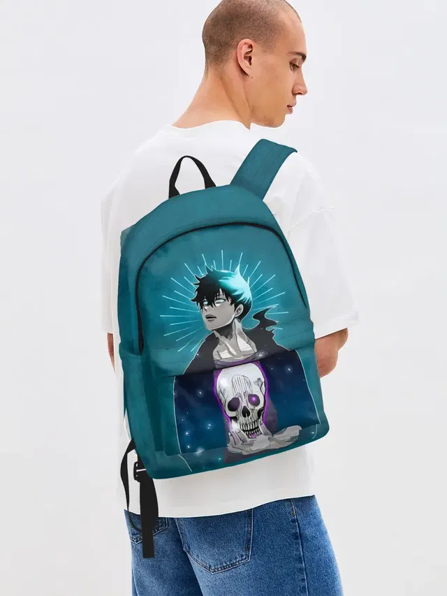 Jin-Woo and skull
