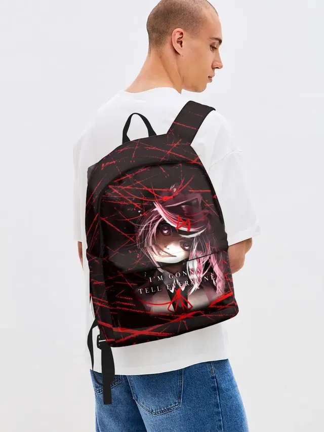 Джинсовый рюкзак с принтом «Literature Club Нацуки»