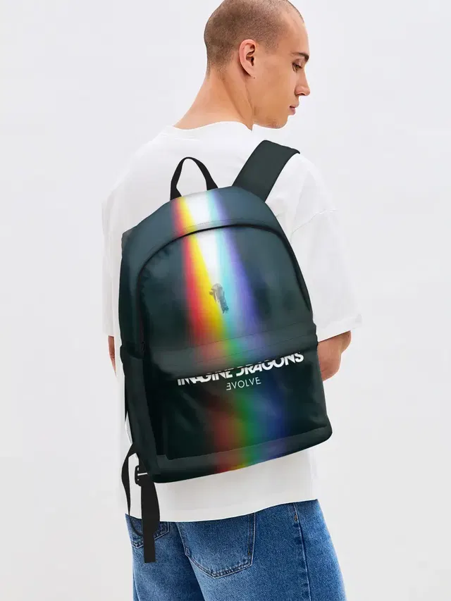 Джинсовый рюкзак с принтом «Imagine Dragons: Evolve»