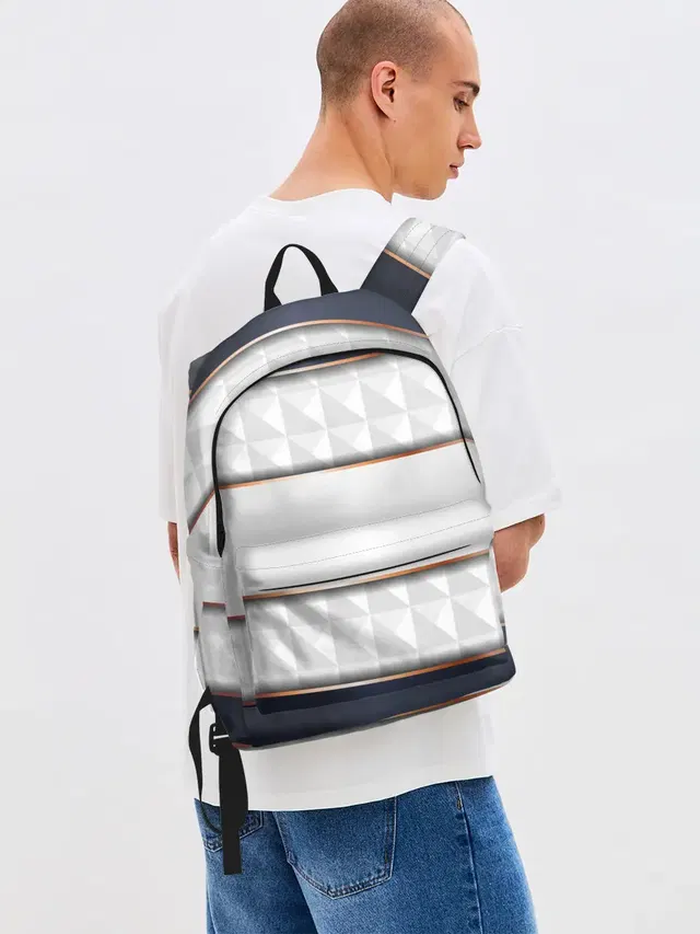 White 3d lines